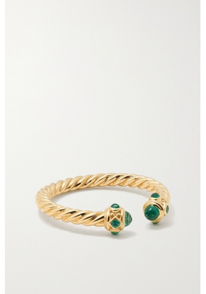 David Yurman - Renaissance 18-karat Gold Emerald Ring - 5,6,7,8