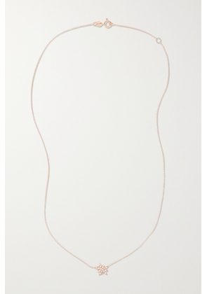 Diane Kordas - Explosion 18-karat Rose Gold Diamond Necklace - One size