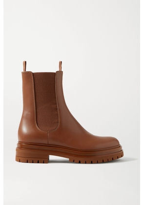 Gianvito Rossi - Chester Leather Chelsea Boots - Brown - IT35,IT35.5,IT36,IT36.5,IT37,IT37.5,IT38,IT38.5,IT39,IT39.5,IT40,IT40.5,IT41,IT41.5,IT42