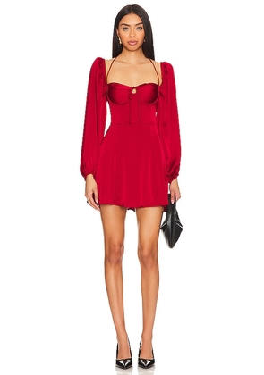 ASTR the Label Vivian Dress in Red. Size M, S, XL.