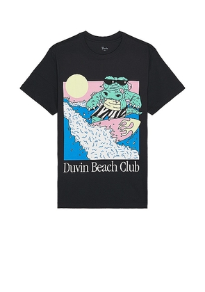 Duvin Design Gator Surf Club Tee in Black. Size M, S.