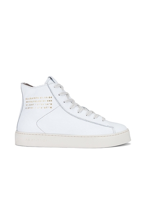 ALLSAINTS Tana High Top in White. Size 36, 37, 38, 39, 40.