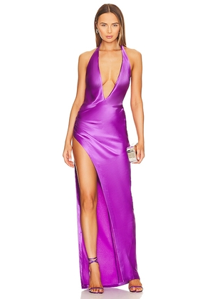 retrofete Valeria Dress in Purple. Size M, S, XL, XS.