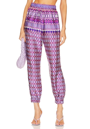 MISA Los Angeles Noomi Pants in Purple. Size M, S, XL, XS.