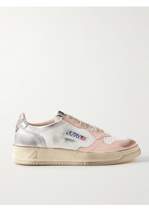 Autry - Super Vintage Distressed Leather Sneakers - Pink - IT35,IT36,IT37,IT38,IT39,IT40,IT41,IT42