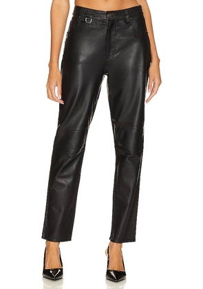 One Teaspoon Leather Legend Pant in Black. Size XL, XS, XXL.