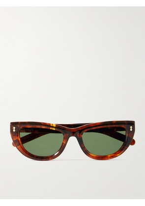 Gucci Eyewear - Cat-eye Tortoiseshell Acetate Sunglasses - One size