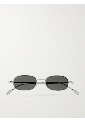 Gucci Eyewear - Rectangle-frame Silver-tone Sunglasses - One size