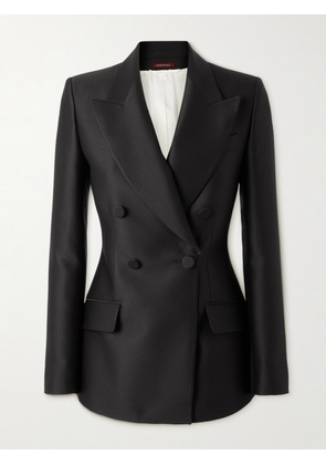 Gucci - Double-breasted Wool And Silk-blend Twill Blazer - Black - IT40,IT42,IT44