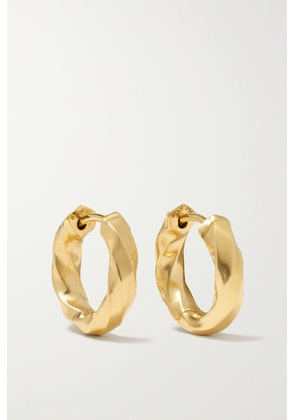 David Yurman - + Net Sustain Cable Edge 18-karat Recycled Gold Hoop Earrings - One size