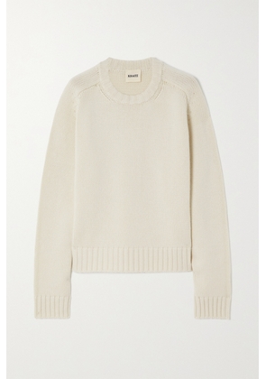 Khaite - Mae Cashmere Sweater - Off-white - x small,small,medium,large,x large