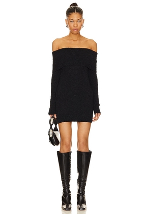 superdown Isidore Sweater Dress in Black. Size L, M, XS.