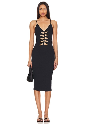 Vix Swimwear Firenze Seraphine Dress in Black. Size M, S, XS.