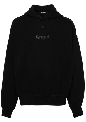 MISBHV Angel glitter-detail hoodie - Black