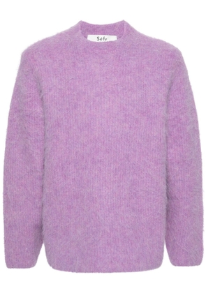 Séfr Haru brushed jumper - Purple