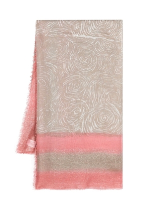 Faliero Sarti Clarins modal-blend scarf - Pink