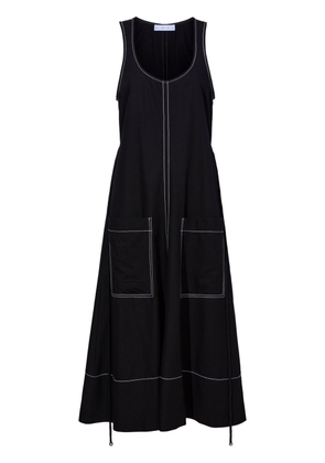 Proenza Schouler White Label Lucy A-line midi dress - Black