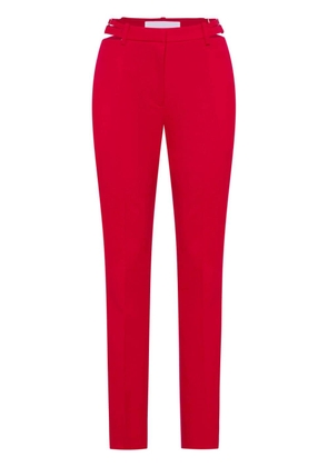 Dion Lee cut-out slim trousers - Red