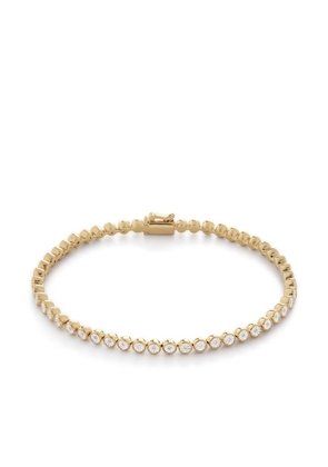 Monica Vinader 18kt gold plated diamond tennis bracelet