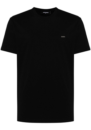 Dsquared2 logo-plaque cotton T-shirt - Black