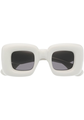 LOEWE EYEWEAR Inflated square-frame sunglasses - Grey