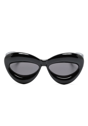 LOEWE EYEWEAR Inflated cat-eye sunglasses - Black