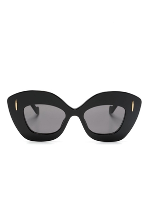 LOEWE EYEWEAR Retro Screen oversize-frame sunglasses - Black