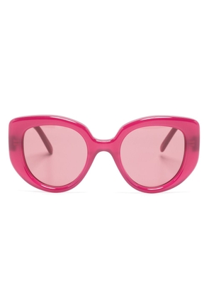LOEWE EYEWEAR oversize-frame tinted sunglasses - Pink