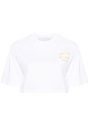 Philosophy Di Lorenzo Serafini logo-print cotton T-shirt - White