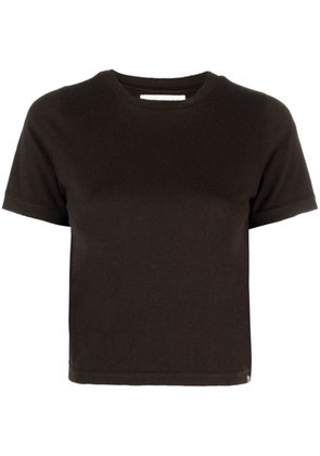extreme cashmere Tina cotton-cashmere T-shirt - Brown