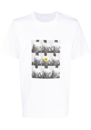 Helmut Lang graphic-print cotton T-shirt - White