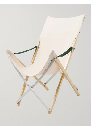 Snow Peak - Take! Bamboo and Canvas Chair - Men - Neutrals