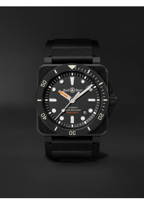 Bell & Ross - BR 03-92 Diver Black Matte Automatic 42mm Ceramic and Rubber Watch, Ref. No. BR0392-D-BL-CE/SRB - Men - Black