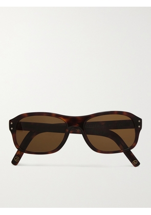 Kingsman - Cutler and Gross Square-Frame Tortoiseshell Acetate Sunglasses - Men - Tortoiseshell