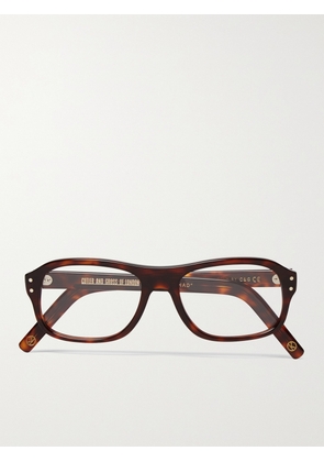 Kingsman - Cutler and Gross Square-Frame Tortoiseshell Acetate Optical Glasses - Men - Tortoiseshell