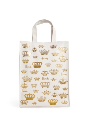 Harrods Medium Crowns Shopper Bag