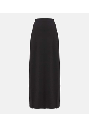 The Row Daffodil wool-blend crêpe maxi skirt