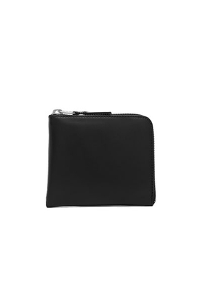 COMME des GARCONS Small Zip Wallet in Black - Black. Size all.