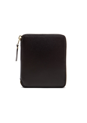 COMME des GARCONS Zip Fold Wallet in Black - Black. Size all.