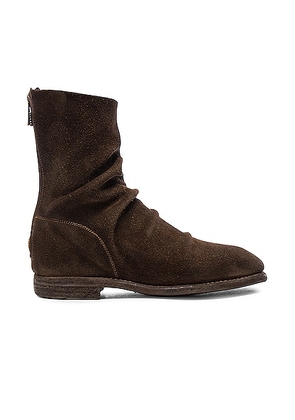 Guidi Calf Suede Boots in Brown - Brown. Size 42 (also in ).