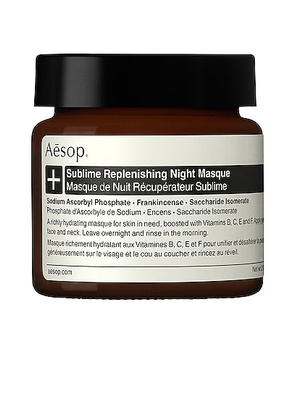 Aesop Sublime Replenishing Night Masque in N/A - Beauty: NA. Size all.