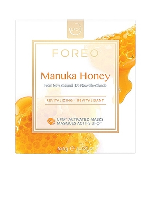 FOREO UFO Mask 6 Pack in Manuka Honey - Beauty: NA. Size all.