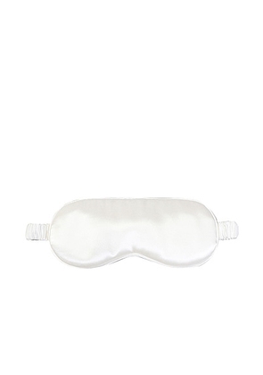 slip Pure Silk Sleep Mask in White - White. Size all.