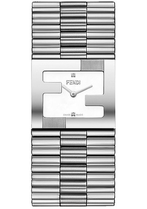 Fendi Fendimania Bracelet Watch in Silver. Size all.