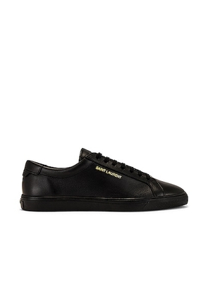 Saint Laurent Andy Sneaker in Black - Black. Size 41 (also in ).