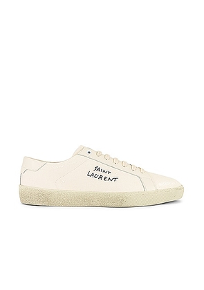 Saint Laurent SL/06 Sneaker in Panna - Ivory. Size 41 (also in 42, 44).