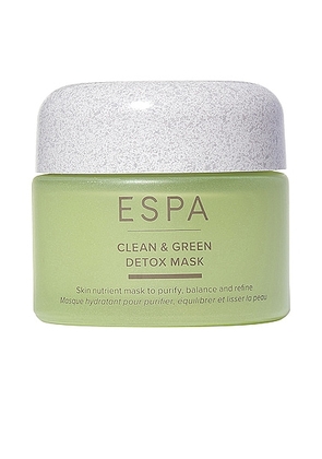 ESPA Active Nutrients Clean & Green Detox Mask in N/A - Beauty: NA. Size all.
