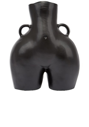 Anissa Kermiche Love Handles Vase in Black - Black. Size all.