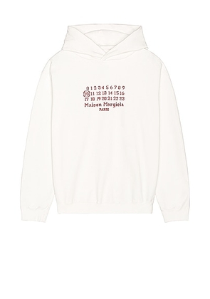 Maison Margiela Hoodie in Off White - White. Size 50 (also in 52).