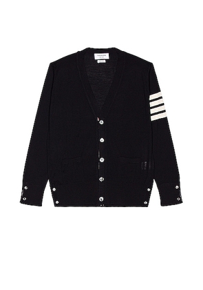 Thom Browne Sustainable Merino Classic Cardigan Sweater in Navy - Blue. Size 1 (also in 2).